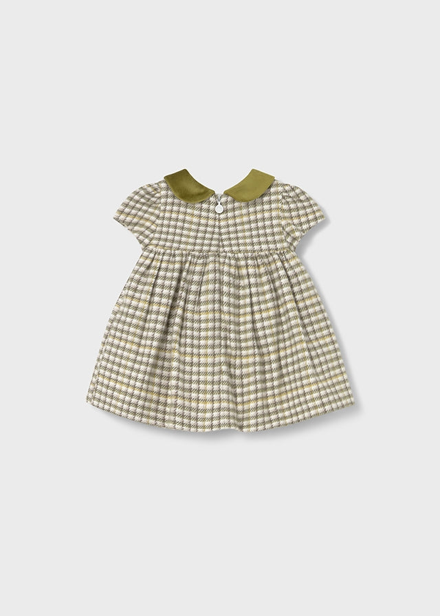 Newborn Plaid S/s Dress