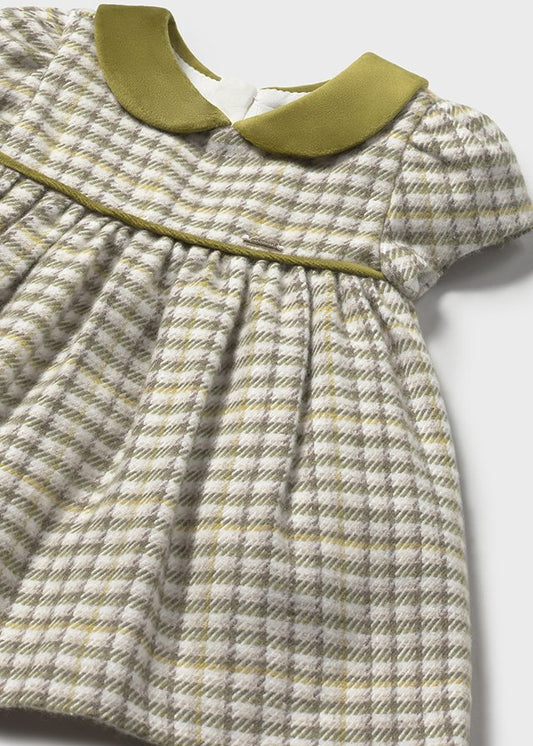 Newborn Plaid S/s Dress