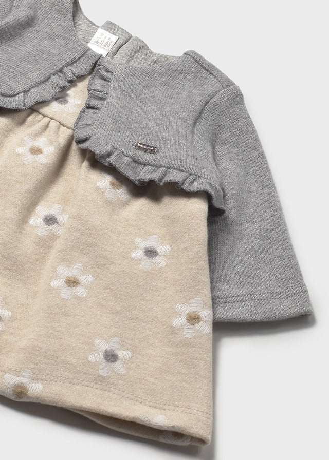 Newborn Girl Dress w/Cardigan