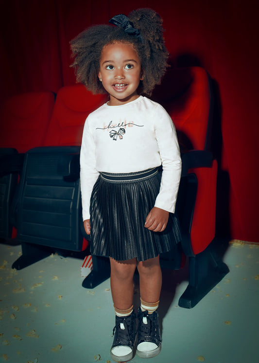 Girl Bow L/s Shirt & Scrunchy