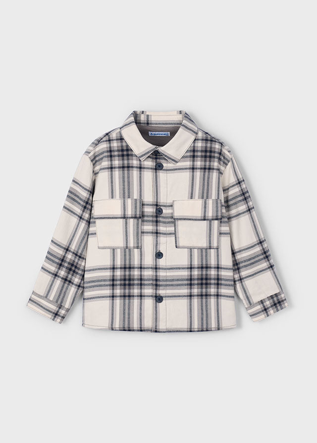 Boys Checkered Overshirt