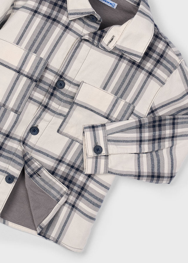 Boys Checkered Overshirt