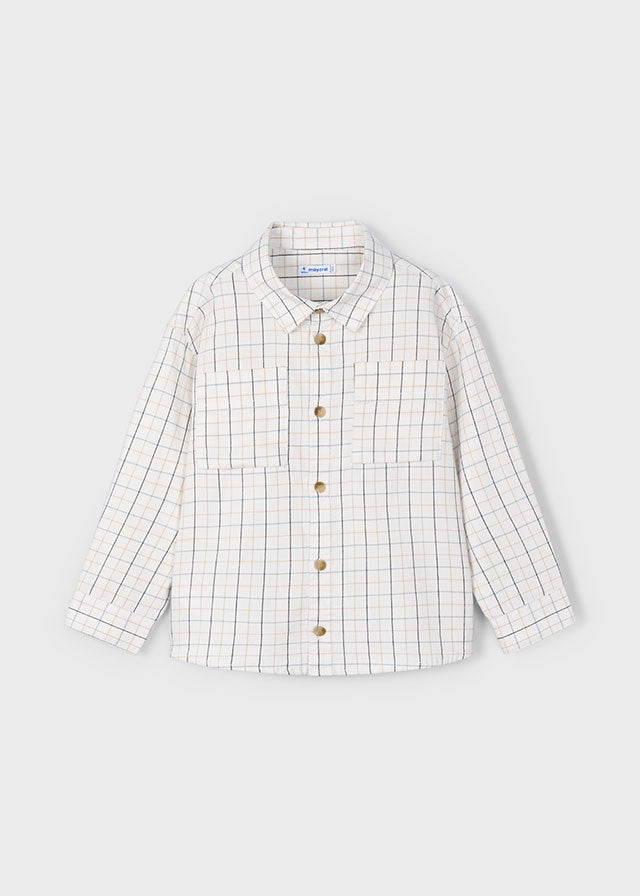 Boys L/s Checked Shirt