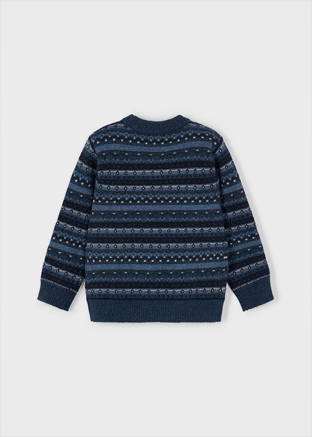 Boys Navy Winter Sweater