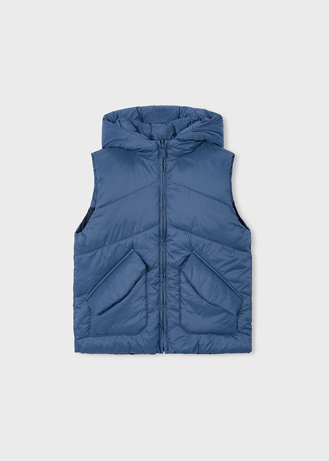 Boys Blue Reversible Vest