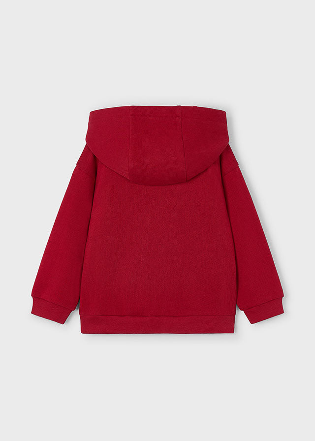 Boys Red Motor Hoodie