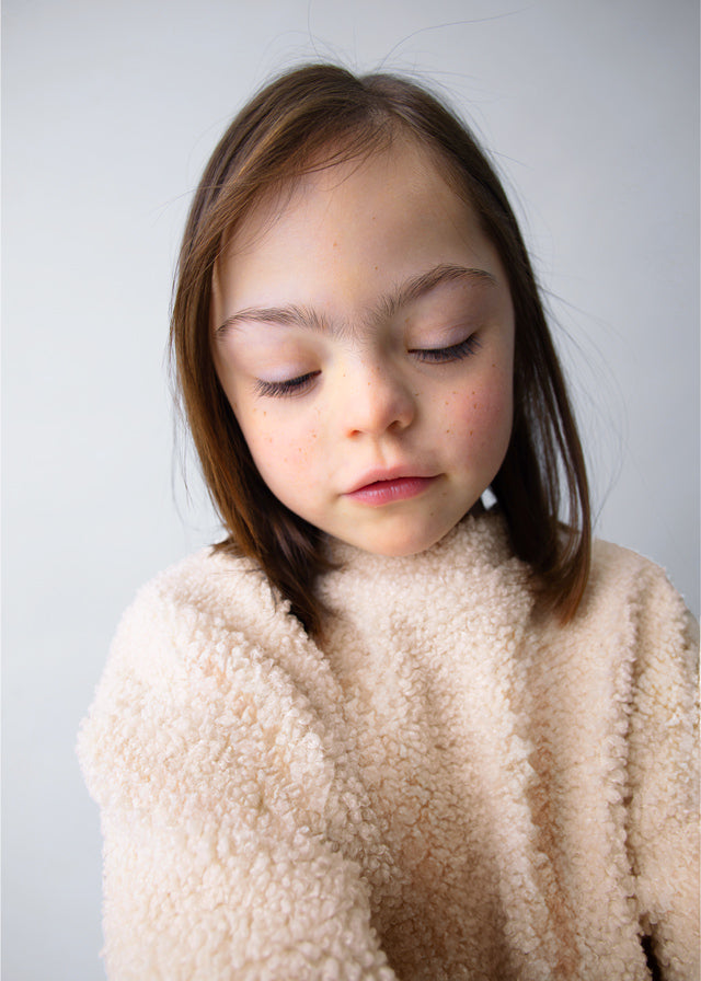 Girls Lamb Wool Pullover