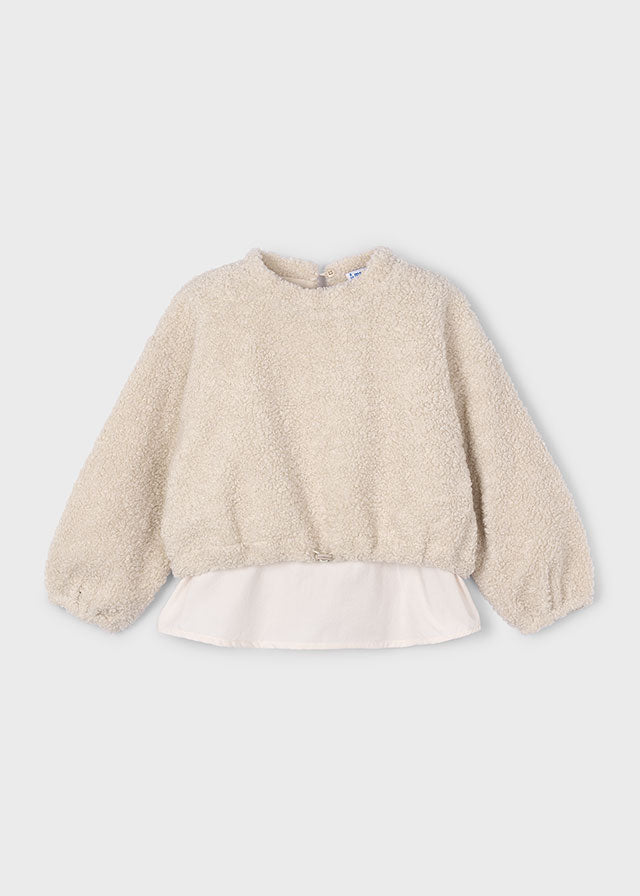 Girls Lamb Wool Pullover