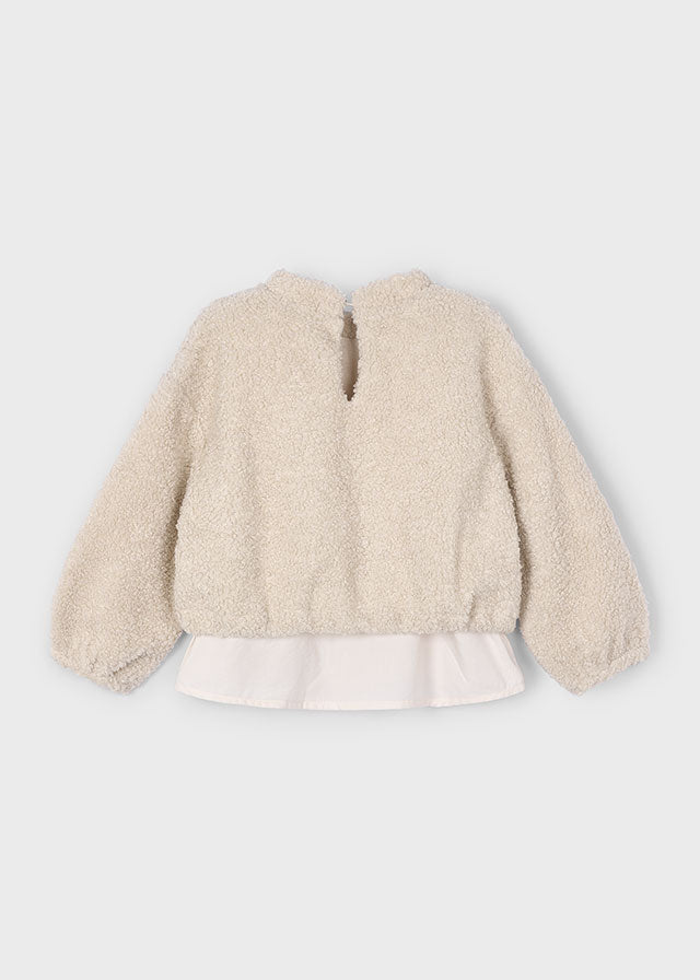 Girls Lamb Wool Pullover
