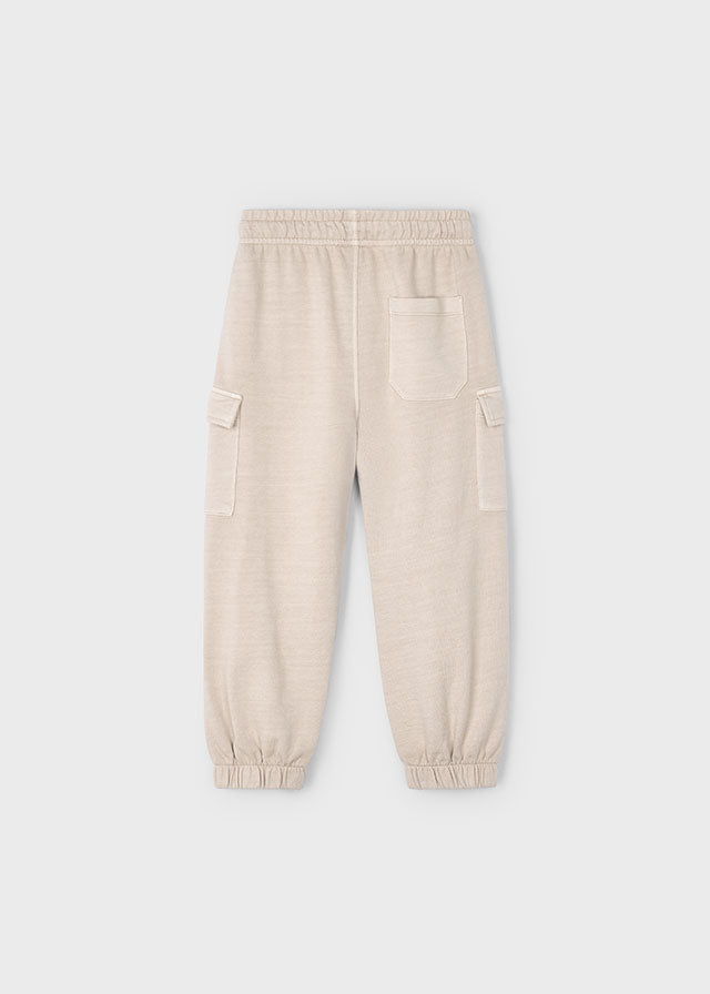 Boys Cream Joggers