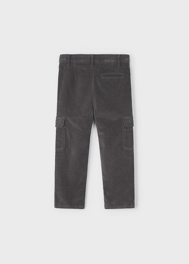 Boys Charcoal Knit Pants