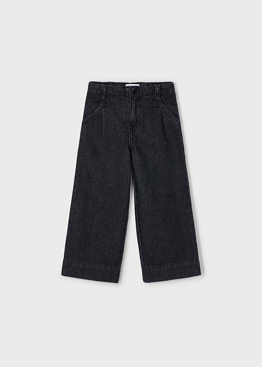 Girls Wide Leg Denim Pants