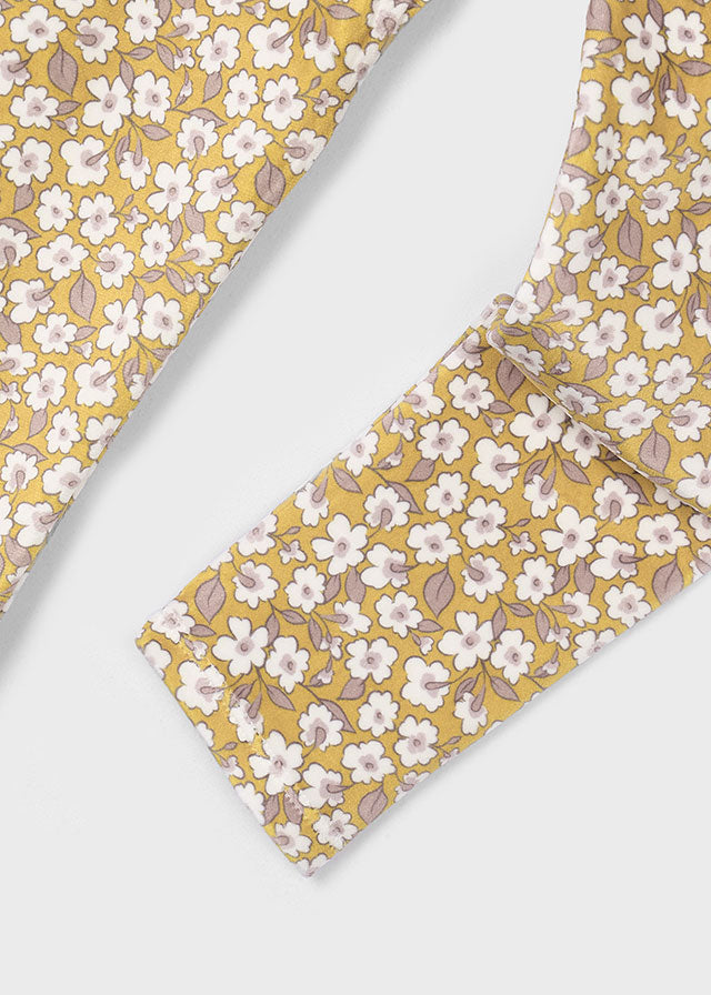 Girls Floral Printed Leggings