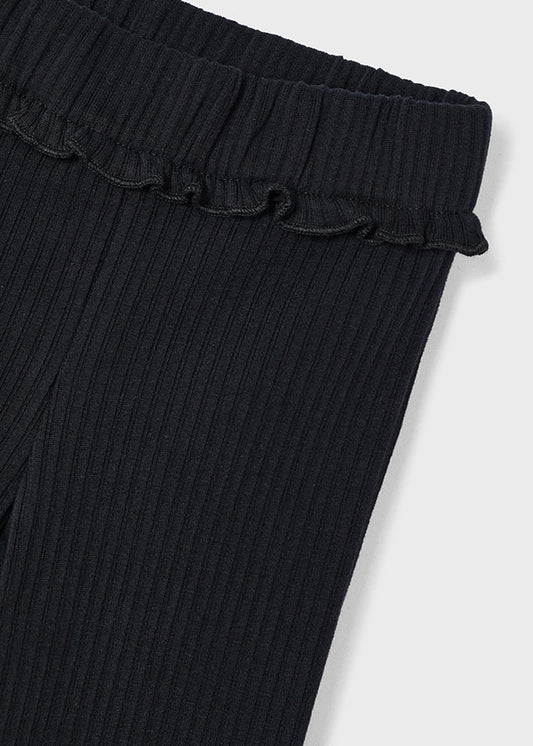 Girls Flared Knit Leggings