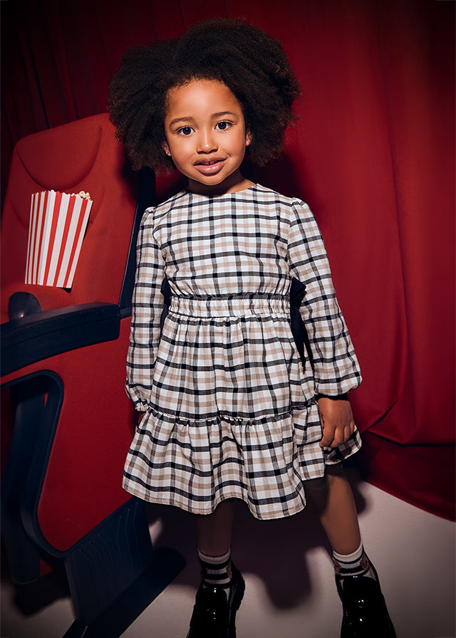 Girls Plaid Dress