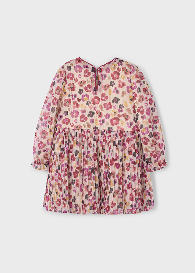 Girls Pleated printed Dress