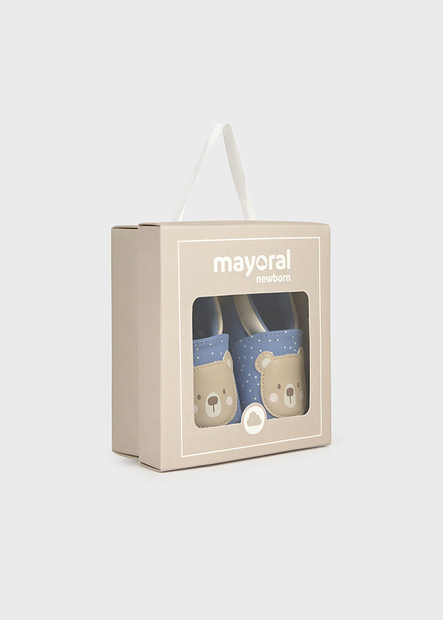 Newborn Knit Bear Booties