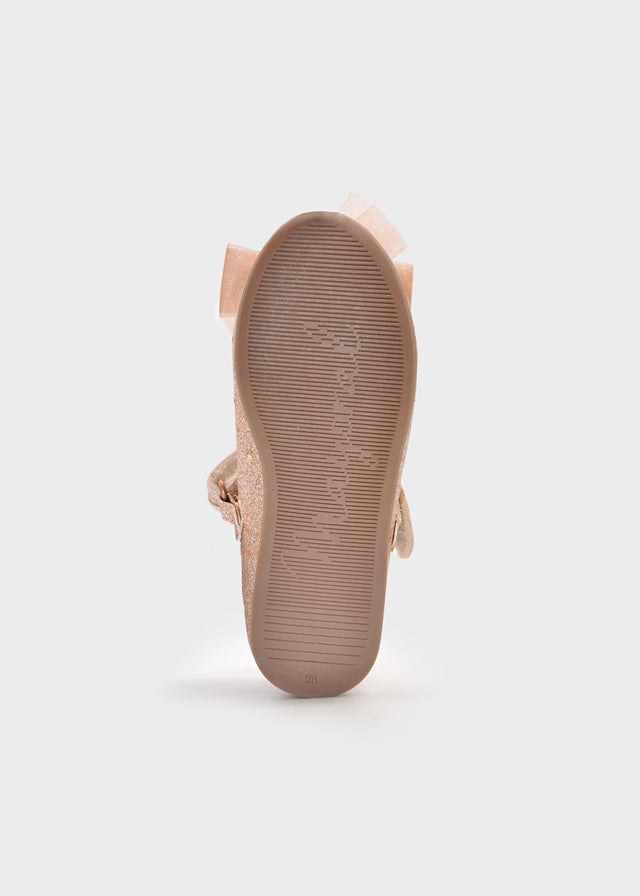 Big Girl Gold Glitter MaryJane's