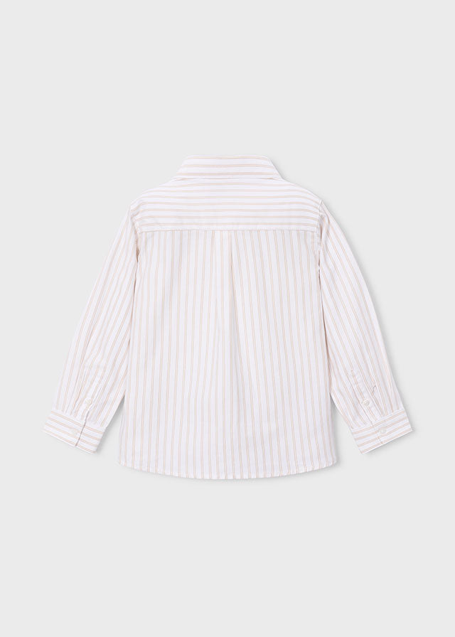 Boys Striped Button Down