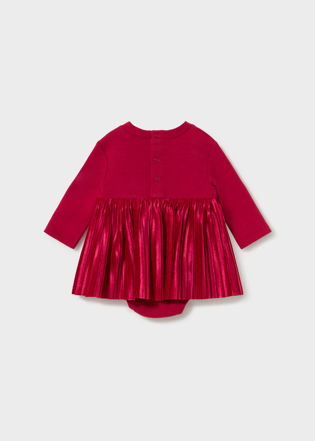 Infant Girl Red Frilled Dress