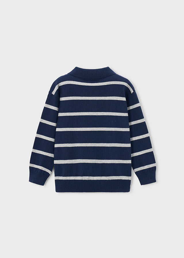 Boys Knit L/s Polo