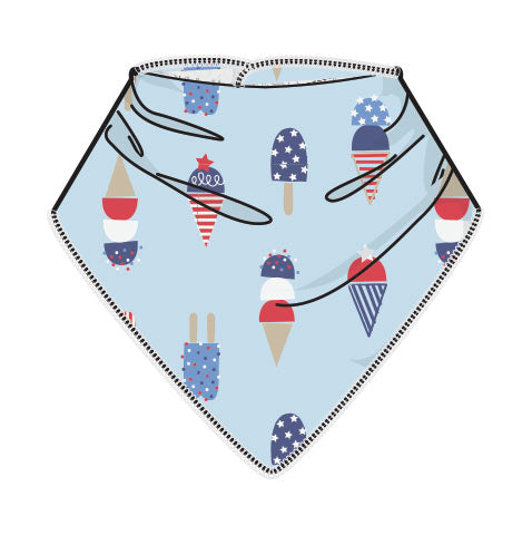 American Ice Cream Pink Bandana Bib