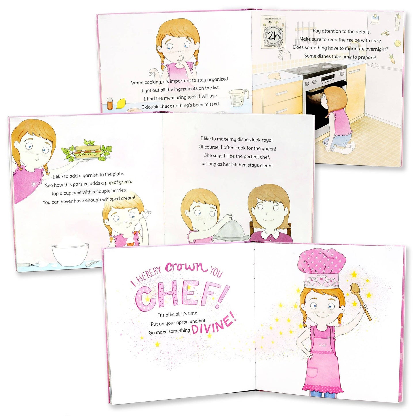 Princess Chef Gift Set w/Book, Apron, Hat & Cookbook