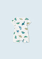 Newborn Maui Blue Dinosaur Romper