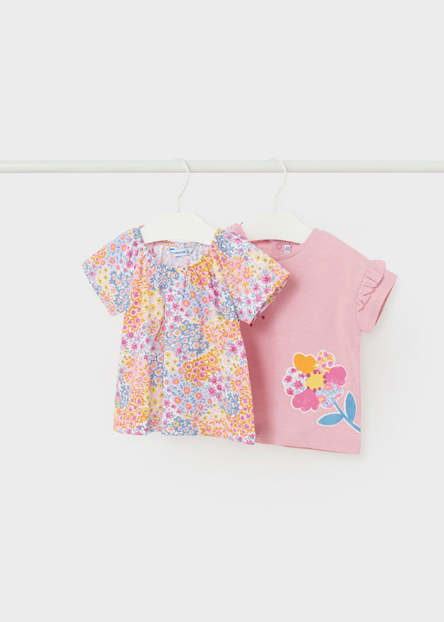 Baby Girl 2-Pack Floral Printed Shirts