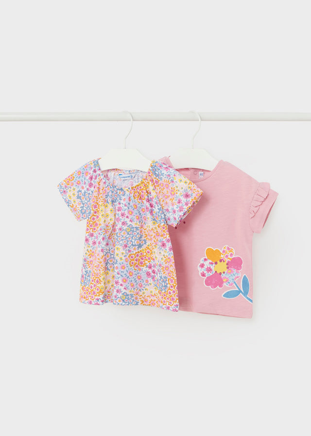 Baby Girl 2-Pack Floral Printed Shirts