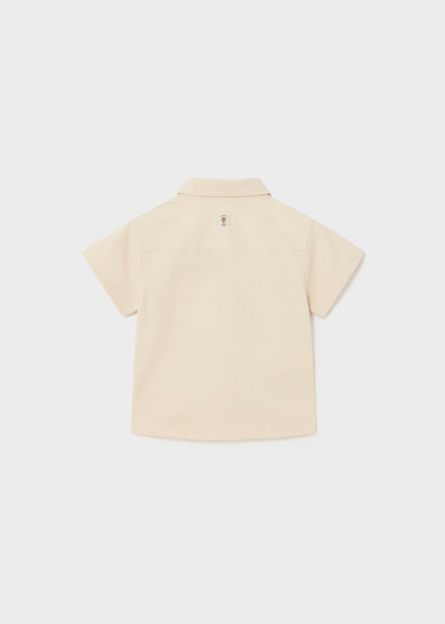Baby Boys Cream Button Down Shirt