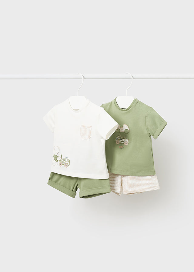 Baby 2-Piece Bear Car Set
