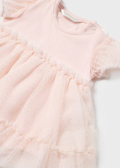 Newborn Tulle Romper With Crown