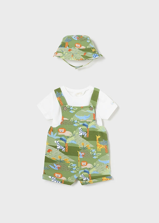 Newborn 3-Piece Zoo Printed Set
