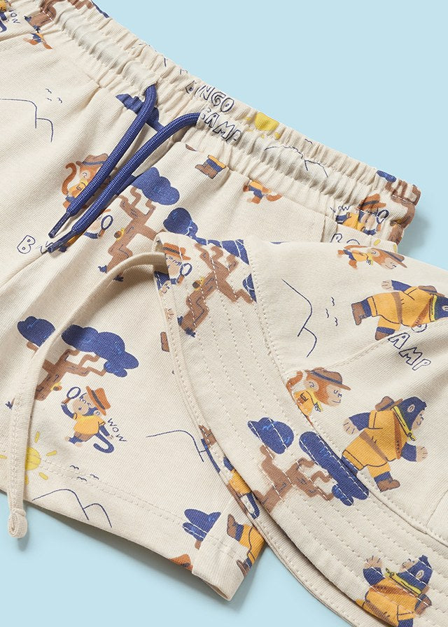 Baby 3-Piece Monkey Print Set