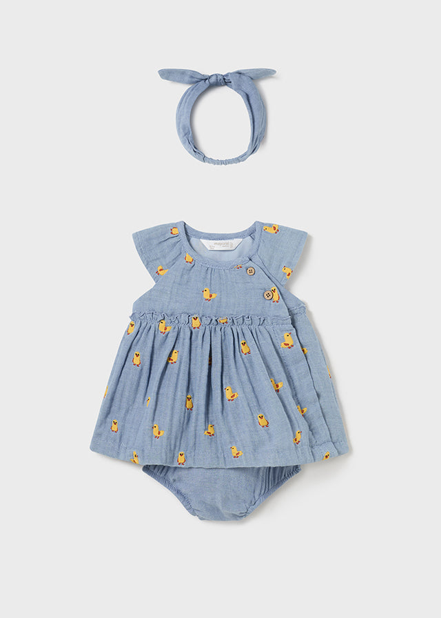 Baby Girl Duck Bloomer Dress Set