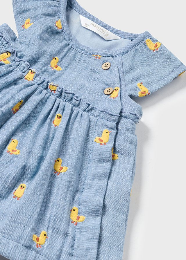 Baby Girl Duck Bloomer Dress Set
