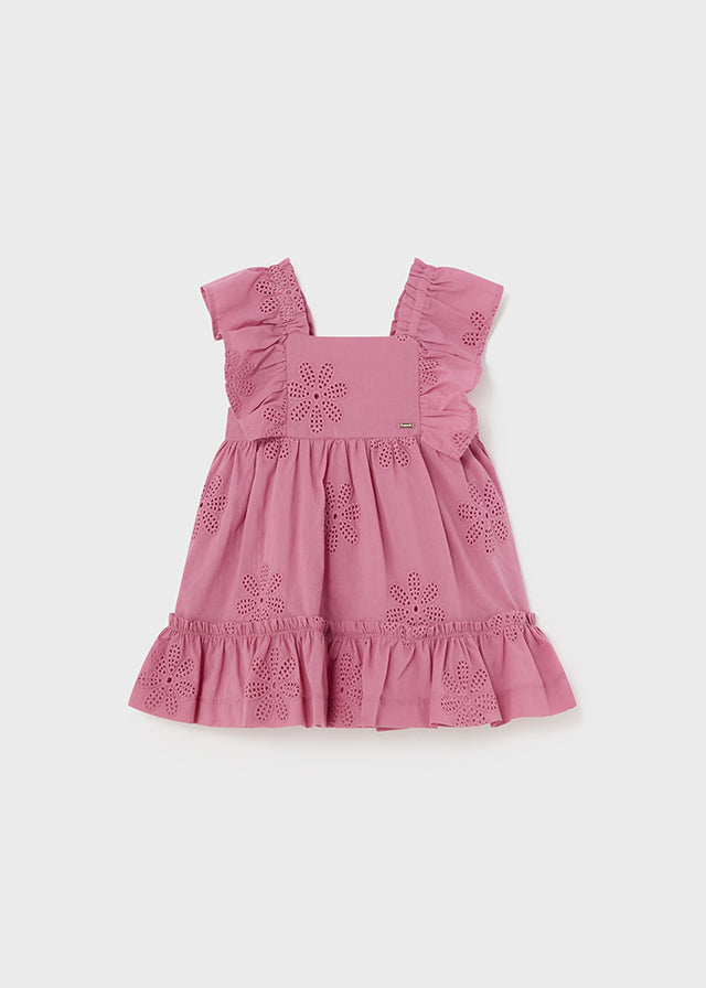 Infant Hibiscus Ruffled Dress
