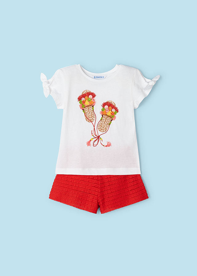 Girls Sandal Print 2-Piece Set
