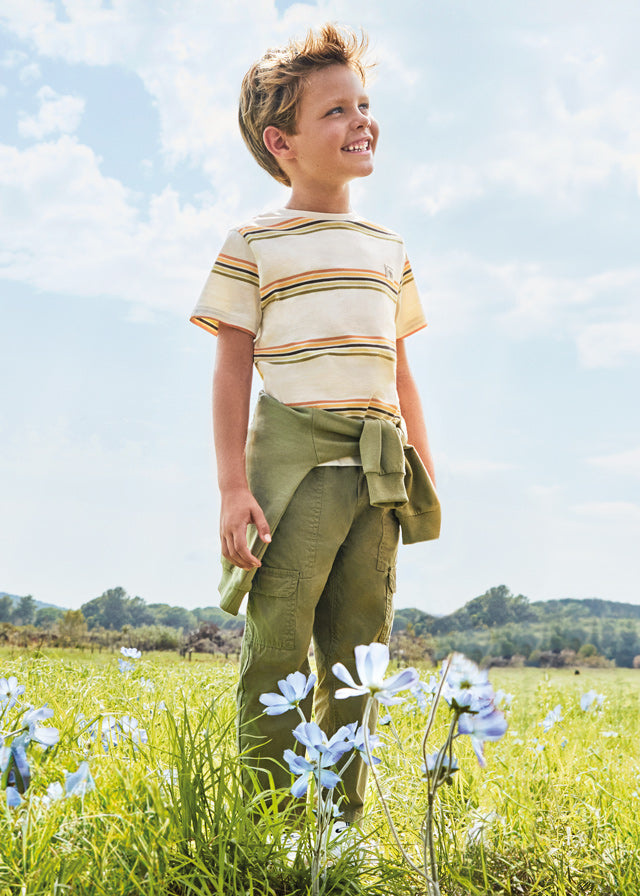Little Boys Green Joggers