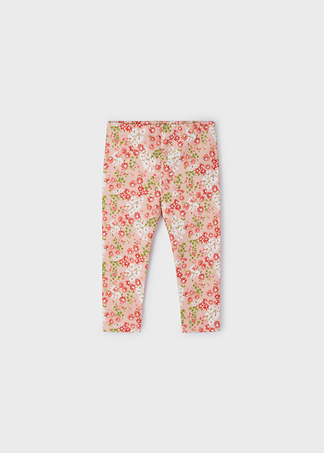 Girls Floral Capri Leggings