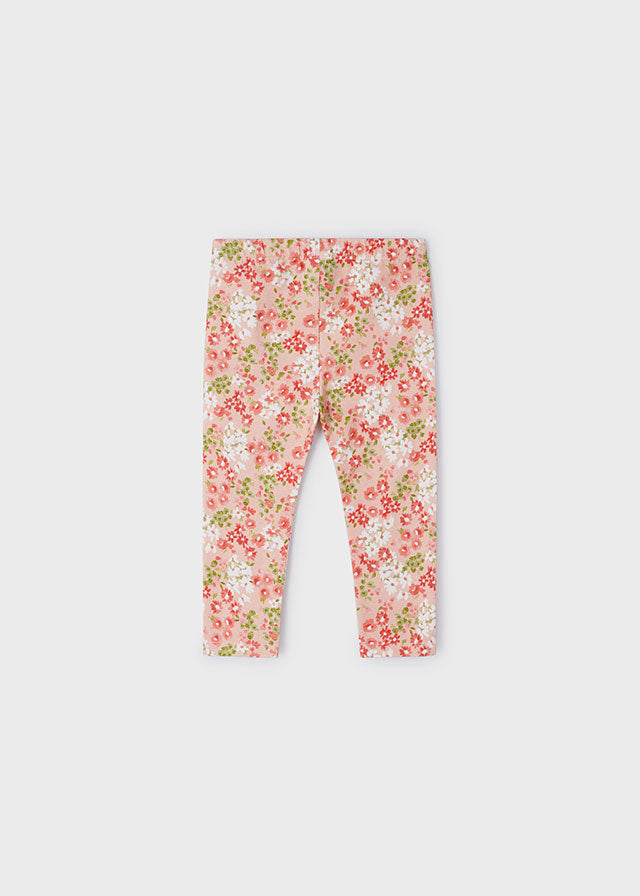 Girls Floral Capri Leggings