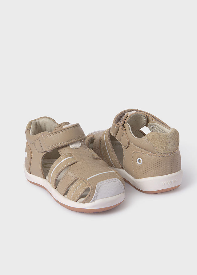 Baby Boys Leather Sustainable Sandals β A Place In Time Children's