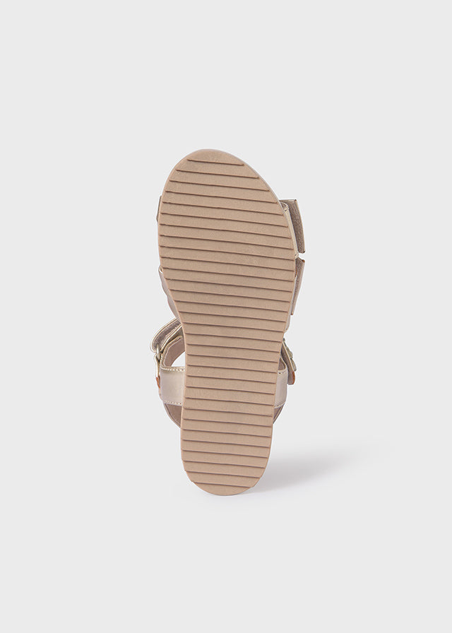 Little Girls Sustainable Leather Sandals