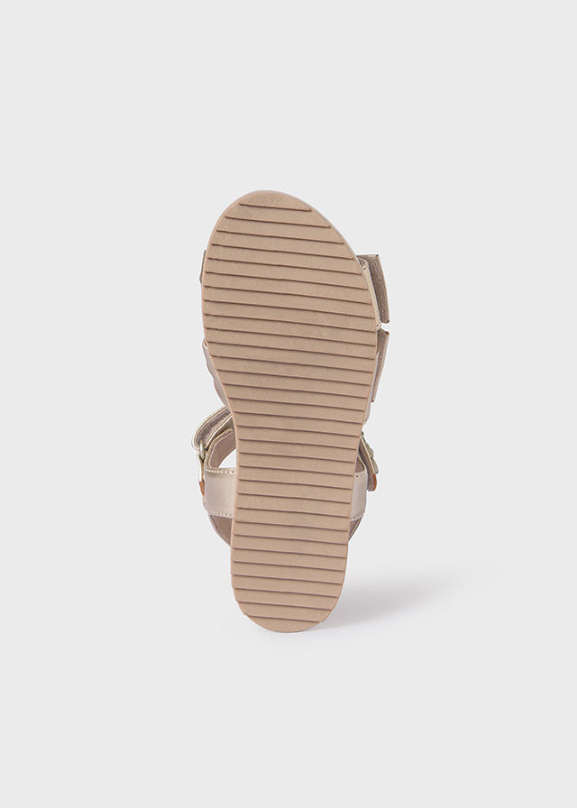 Girls Sustainable Leather Sandals