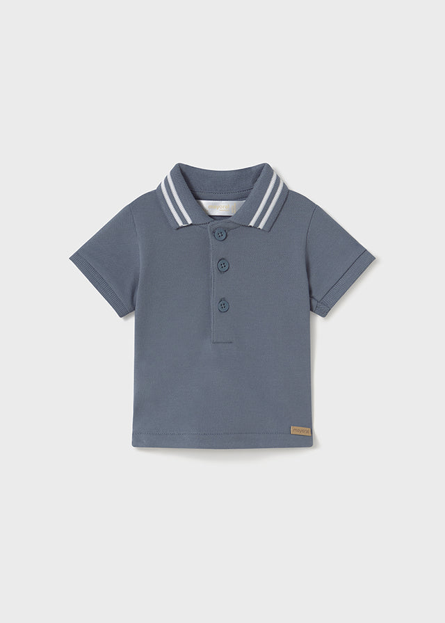 Newborn Boy Basic S/s Polo