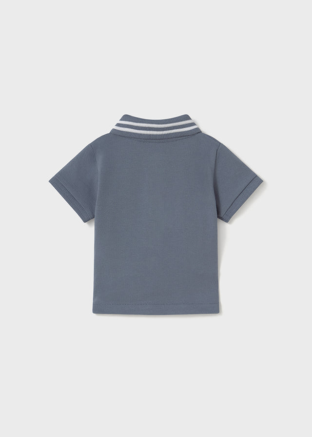 Newborn Boy Basic S/s Polo
