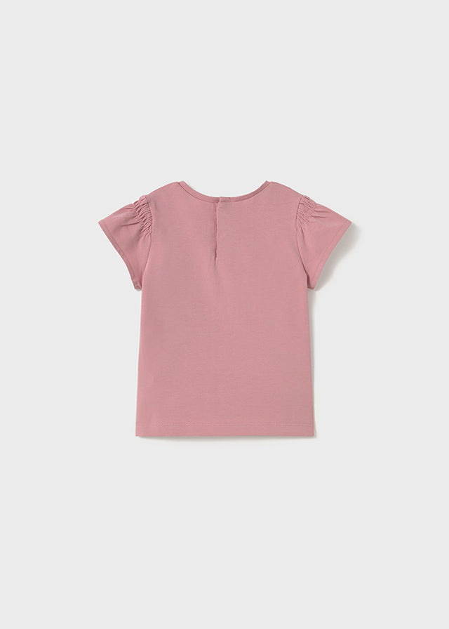 Infant Girl S/s Embroidered Shirt