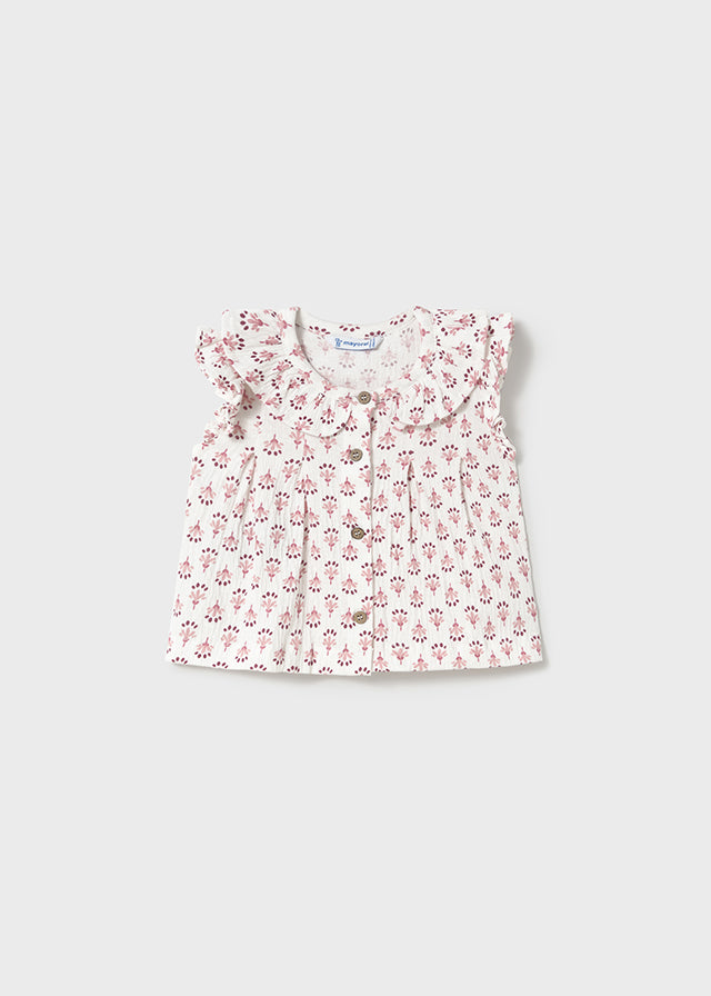 Infant Girl Printed Bambula Blouse