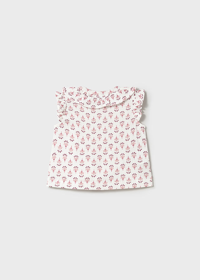 Infant Girl Printed Bambula Blouse